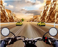 Highway rider extreme motoros HTML5 jtk