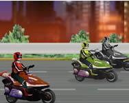 Power Rangers moto race motoros jtkok