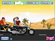 Risky motorcycle kissing online