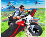 Flying motorbike real simulator motoros HTML5 jtk